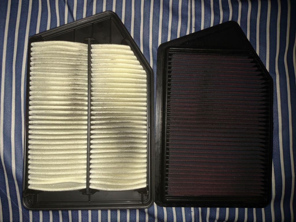 nothing mythbusted yet OEM Air Filter vs K&N Air vs K&N Typhoon